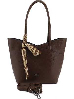 Gönderi(r) Kadın Kahverengi  Yavrulu Omuz Çantası