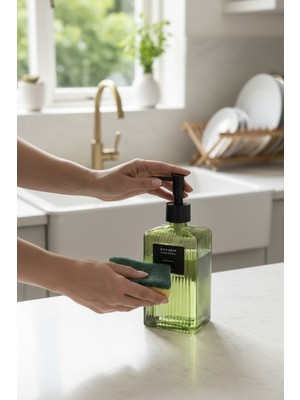 CaactuStore Basmalı Tip Cam Sıvı Sabunluk