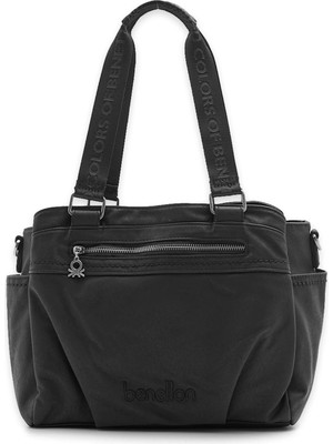 Benetton BNT_1734 24X29X11 Kol Siyah Kadın Çanta