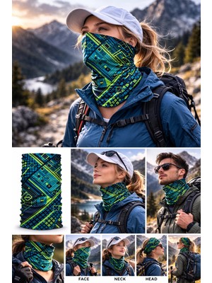 Colizon Unisex Motosiklet Maskesi Bandana – Uv Korumalı Termal Outdoor Boyunluk-Buff