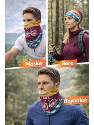 Colizon Unisex Motosiklet Maskesi Bandana – Uv Korumalı Termal Outdoor Boyunluk-Buff