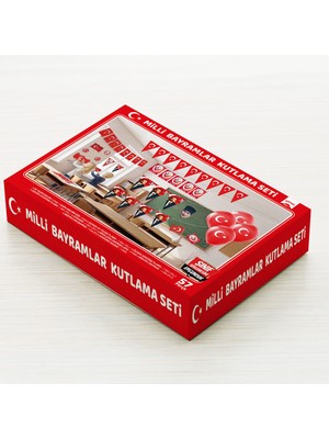 Muka Milli Bayramlar Süsleme Seti 11 Parça Kutulu 23 Nisan