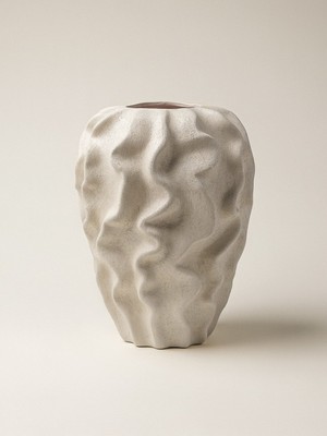 Minihol Liva Dokulu Seramik Vazo (16 x 24 Cm)