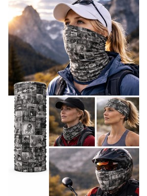 Colizon Unisex Motosiklet Maskesi Bandana – Uv Korumalı Termal Outdoor Boyunluk-Buff