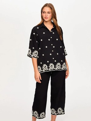 Faik Sönmez Allover Nakış Detaylı Tunik S26TNK008