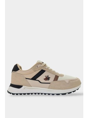 Liger Erkek Ortopedik Günlük Yürüyüş Koşu Sneaker Spor Ayakkabı Bej