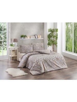 Kristal Çift Kişilik Ranforce Nevresim Takımı - 4 Parça - %100 Pamuk - Orijinal Lüks Kutu