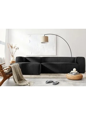 Vivense Melodi Sol Köşe Koltuk, Siyah