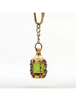 Pazarcan Pirinç Yeşil Lambası Tasarımı Anahtarlık