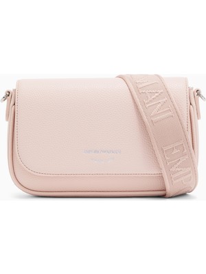 Emporio Armani Kadın Mıknatıs Kapamalı Çapraz Askılı Pembe Omuz Çantası EW000538 AF12036-M1332