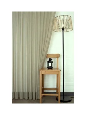 Vivense Massarelli Keten Tül Haki 1-2 Seyrek Pile 150X260