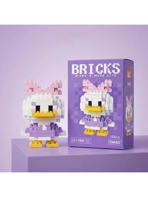Pazarcan Bricks Daisy Duck Mini Figürü