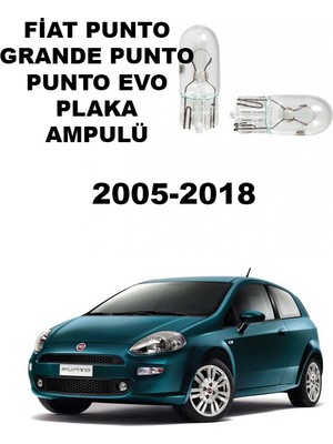 Lamba Fiat Punto - Grande Punto - Punto Evo 2005-2018 Plaka Ampulü