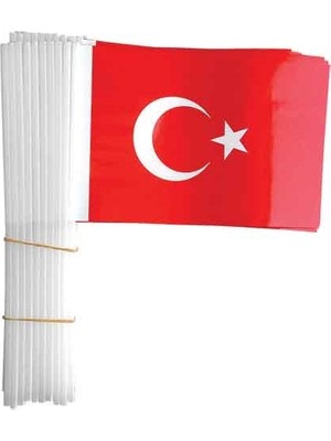 Renklime Büyük Çıtalı Kagıt Bayrak 40 Lı(22*32)