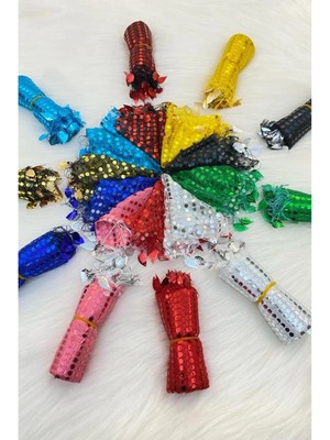 İstoç Parti Karışık Renk Pullu Halay Mendili 10 Adet