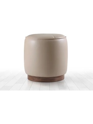 Vivense Nocbel Deri Puf, Bej