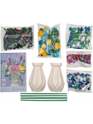 Renklime Kutuda Saksılı Çiçekli LEGO 2 Asst.