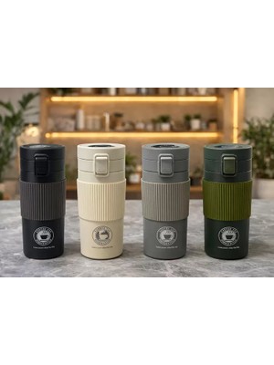 Fta Ticaret 350 ml Paslanmaz Çelik Dereceli Termos Mug Bardak