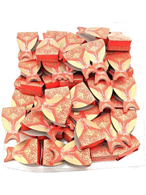 İstoç Parti 50 Adet Hediyelik Kaftanlı Kutulu Kına