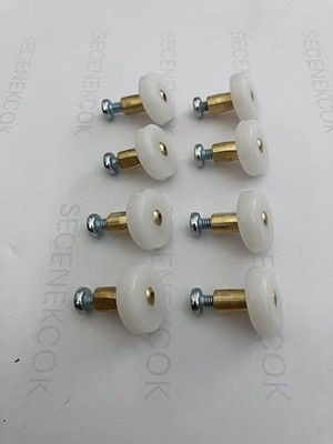 Uray Home Oynar Başlı Sarhoş Duşakabin Tekerleği 8'li Set
