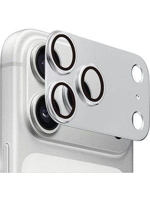 Uray Home 17 Pro Cl-20 Kamera Lens Koruyucu (Gümüş)