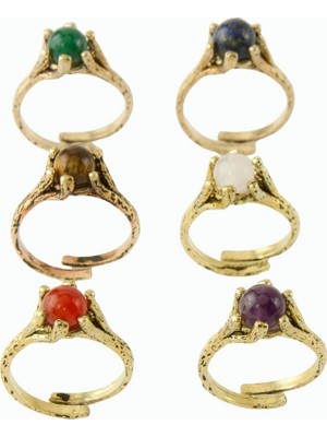 Zero Land Zengemtx Yuvarlak Doğaltaşlı Otk Yüzük - Lapis