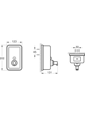 Uray Home A44507 Köpük Dispenseri, Krom