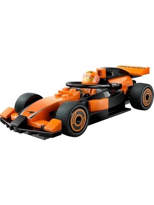 Uray Home City Mclaren Yarış Arabalı F1 Sürücüsü 60442-6 Yaş ve Üzeri Çocuklar Için Mini Yarış Arabası Içeren Yaratıcı Oyuncak Yapım Seti, Doğum Günü Hediyesi (86 Parça)