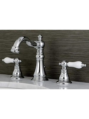 Uray Home FSC1971APL Patriot Yaygın Lavabo Bataryası, 13,7 cm Musluk Erişimi, Cilalı Krom
