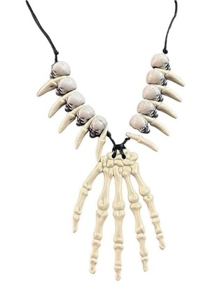 Emdeco Halloween Kurukafa Kemik Kolye