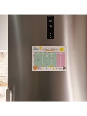 Uray Home Renkli Magnet Haftalık Görev Planlayıcı 29,7X21 cm