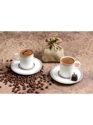 Uray Home Limoges Rosehip 2 Kişilik Kahve Takımı 85CC