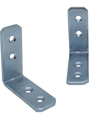 Uray Home 10 Adet Orta Yük L Demir Gönye Köşebent 2.5X18X45X45MM - Mobilya, Dolap, Raf, Masa,, Kitaplık, Ahşap Kenar Köşe Bağlantı Birleştirme Sabitleme Demiri - L Metal Montaj Tamir Aparatı
