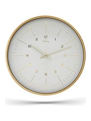 Uray Home 30 cm Gerçek Cam Sessiz Mekanizma Duvar Saati