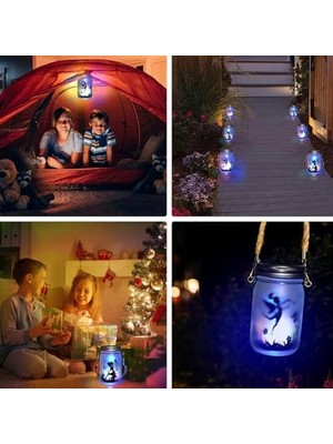 Uray Home Güneş Enerjili Dekoratif LED Fener / Askılı Bahçe Feneri / Bahçe Dekorasyon Feneri / GT-SL27