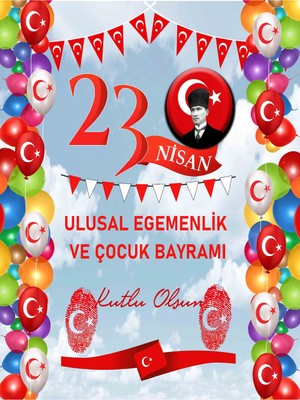 Promisebackdrop2 150X200 Kumaş Okul Panoları, Etkinlik Fon, 23 Nisan Panosu, 23 Nisan Kutlu Olsun Afiş