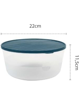 Emdeco Yuvarlak Saklama Kabı 3 L