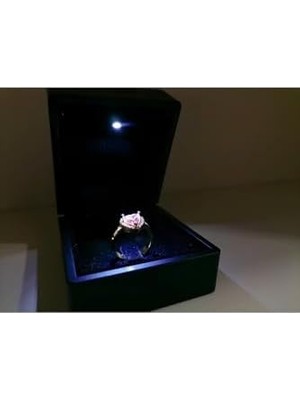 Uray Home Işıklı Yüzük Kutusu Kalpli Yüzük, Rcb Led, 3D LED Küre Gece Lambası Halay Çeken