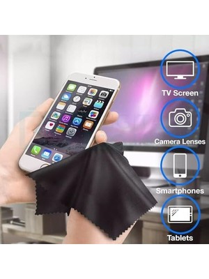 Uray Home Yüksek Kaliteli Mikrofiber Temizleme Bezi, Ekranlar, Tabletler, Yeni Nesil Araba Içi Ekranı, Bigisayar ve Tv Ekranları Için 30X30 Cm,