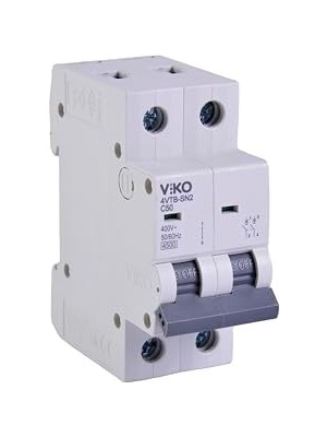 Uray Home 4VTB-2C50 Otomatik Sigorta 4,5ka C Tipi 2 Kutup 50A