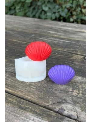 Uray Home Deniz Kabuğu 3D Mum Kalıbı (Silikon)