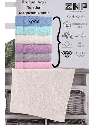 Uray Home Tekstil Soft | 2'li 50X90 cm El&yüz Havlu Seti Yeşil