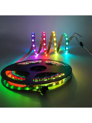 Uray Home CT-4545 Şerit Led, 3 Çipli, 60 LED Iç Mekan Rgb