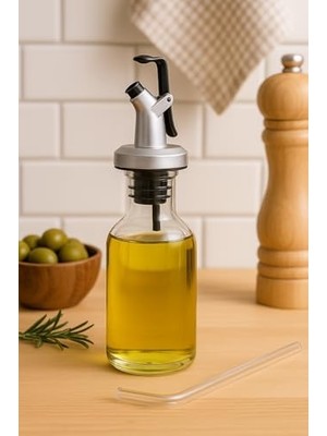 Uray Home 4'lü Şişe Akıtma Tıpası – Otomatik Kapanan Dökme Başlığı, Sızdırmaz, Ölçekli, Profesyonel ve Ev Kullanımı Için, Yağ, Sirke, Alkol Uyumlu