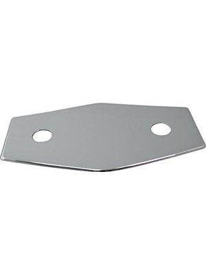 Uray Home D504-26 Iki Delikli Remodel Plaka, Cilalı Krom, 33 cm