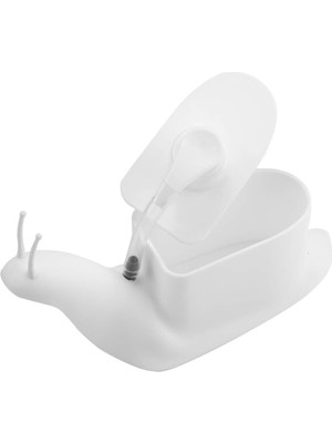 Uray Home Sevimli Salyangoz Şeklinde Sıvı Sabunluk, Plastik, Çok Renkli, 11 cm Yükseklik, 16 cm Uzunluk