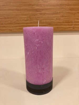 Plus Home Mum Tekli Uzun Silindir Model Renk Pembe Yükseklik 15 cm Çapı 7 cm