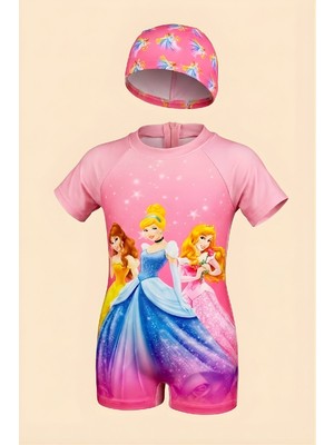 Modanino Kız Çocuk Boneli Mayo Takımı (Mayo+Bone) 2-8 Yaş 12588N