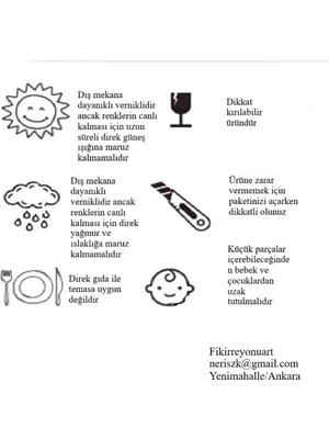 Emdeco El Yapımı Dekoratif Mantar Duvar Süsü, Kırmızı-Beyaz, Çiçek Desenli, Boncuklu Askılı, 2'li Set