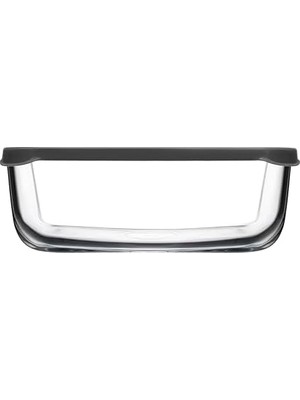 MiraLive Snow Box Saklama Kabı 1225 cc Plastik Gri Kapaklı